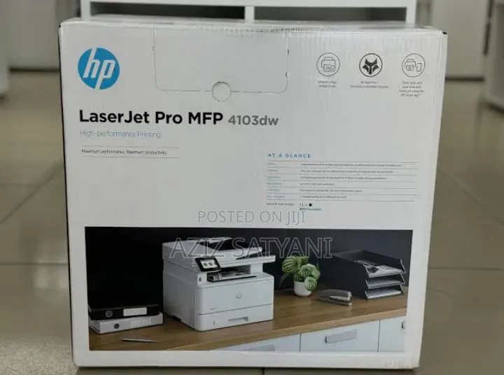 Hp Lj Pro MFP 4103dw Wifi 3 in 1 Printer for Small to Med Offices.