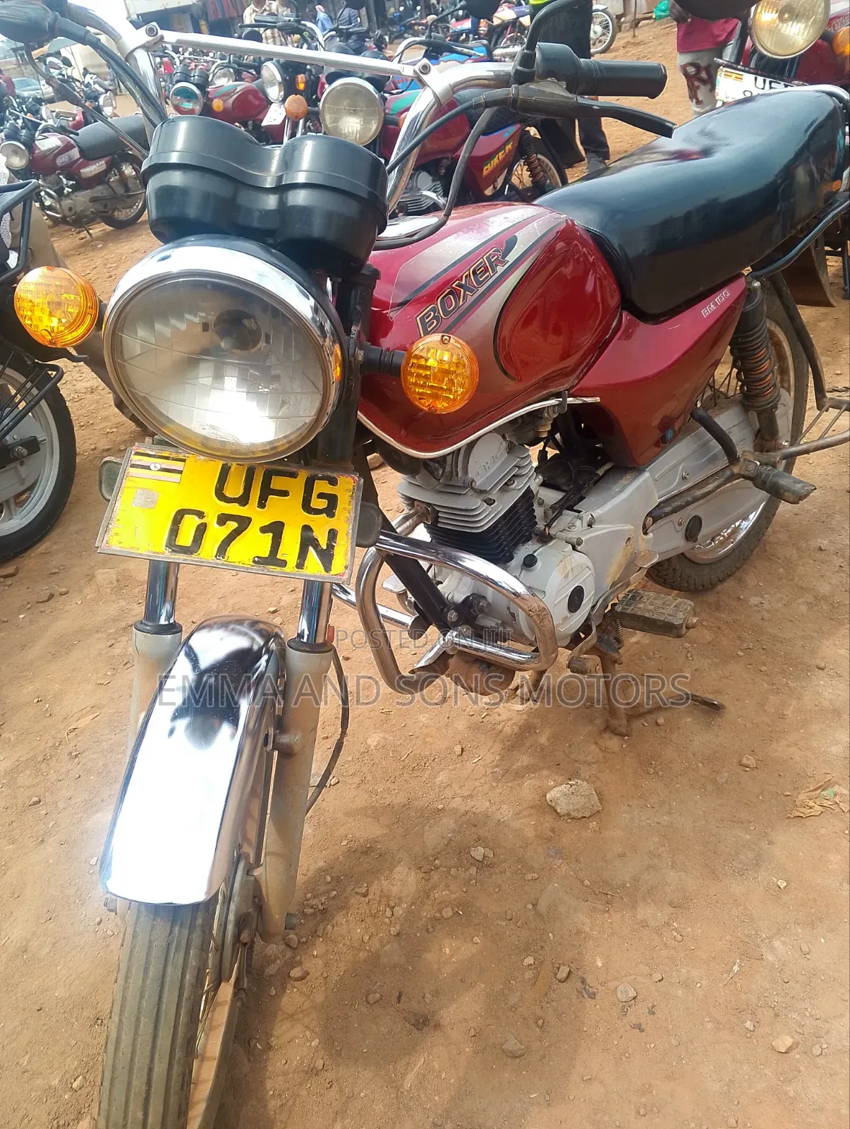Bajaj Boxer 100 2022 Red