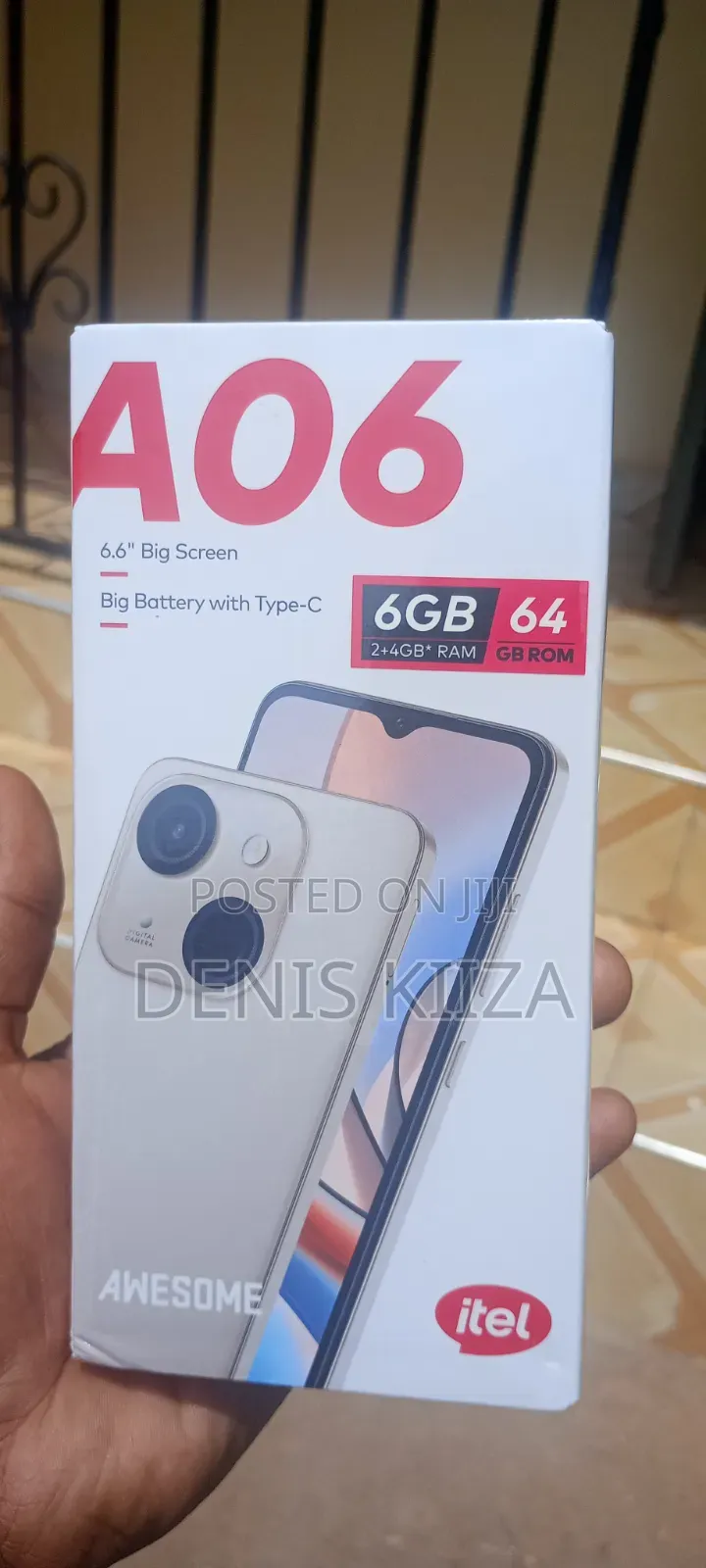 New Itel A06 64 GB Gray