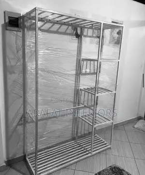 Brand New Silver Metal Wardrobe / Clothing Organizer!