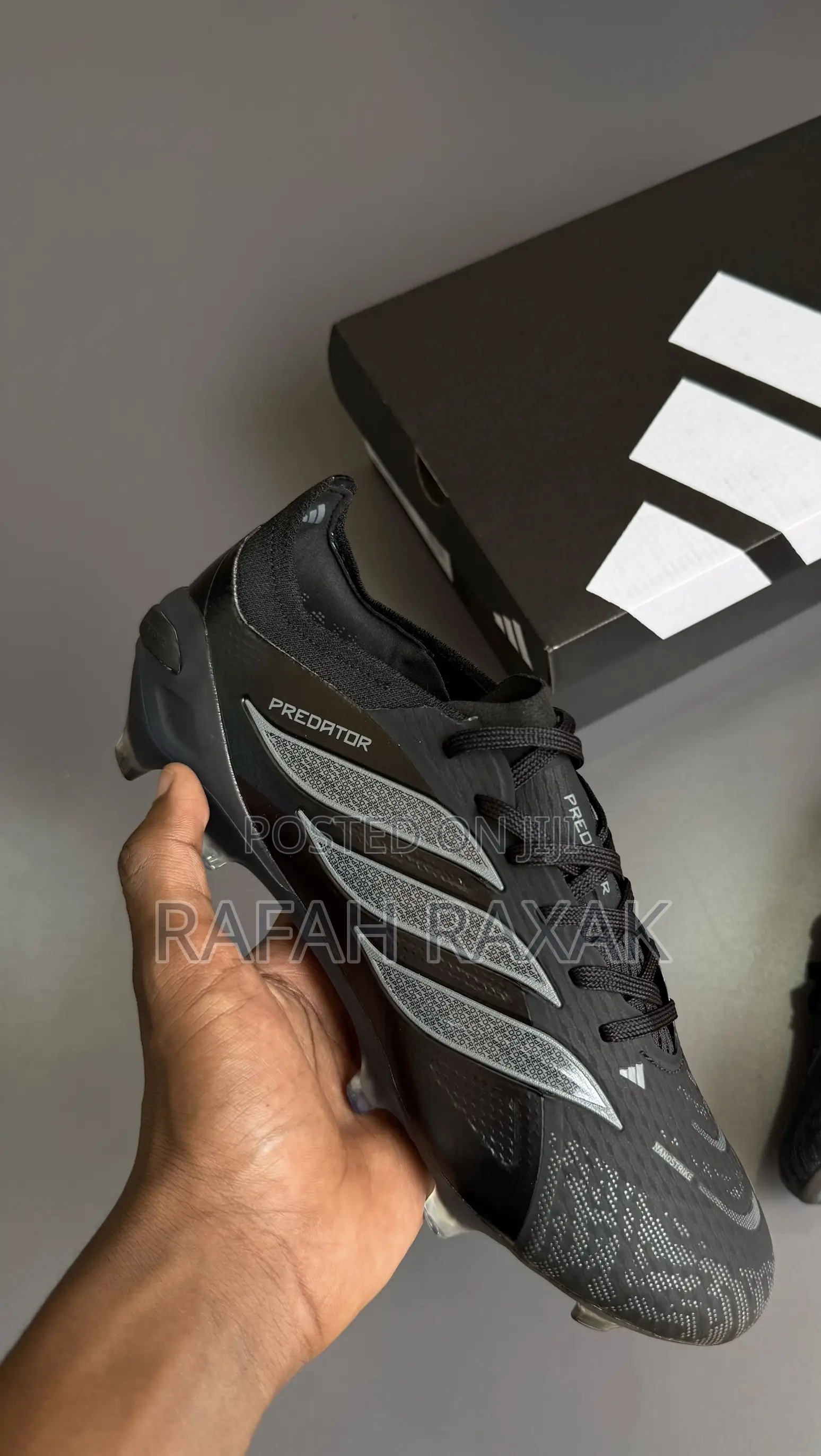 Original Black Adidas Predator Elite Fg Football Boots
