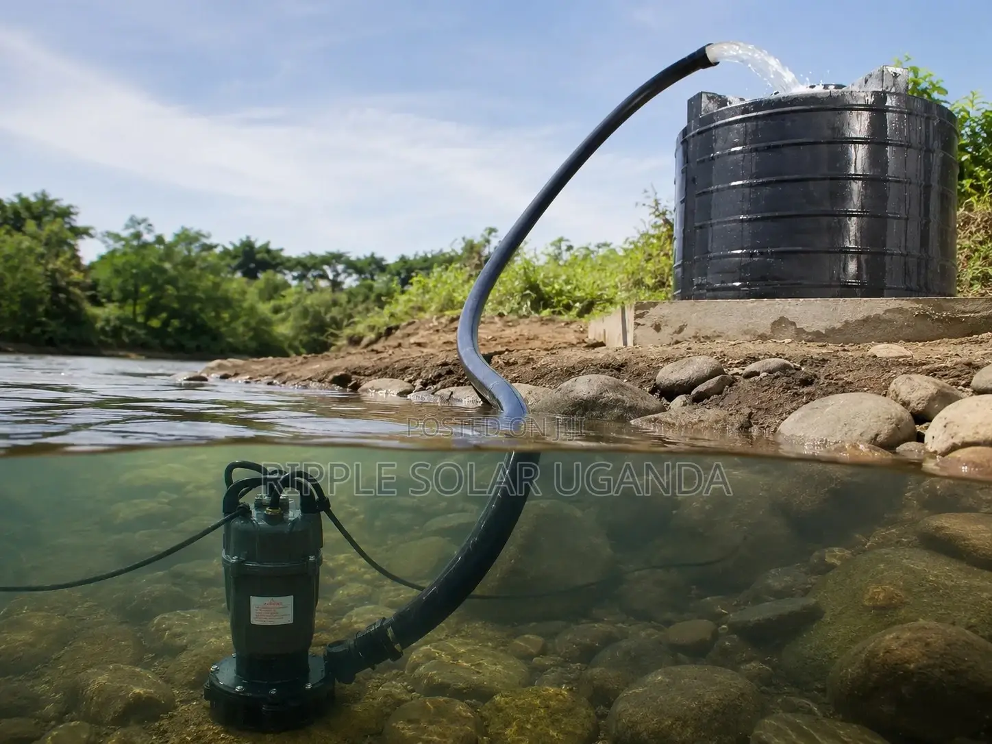 750w Ac Submersible Water Pump 33m Head 7200l/H 220v