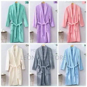 Unisex Shawl Collar Bathrobe