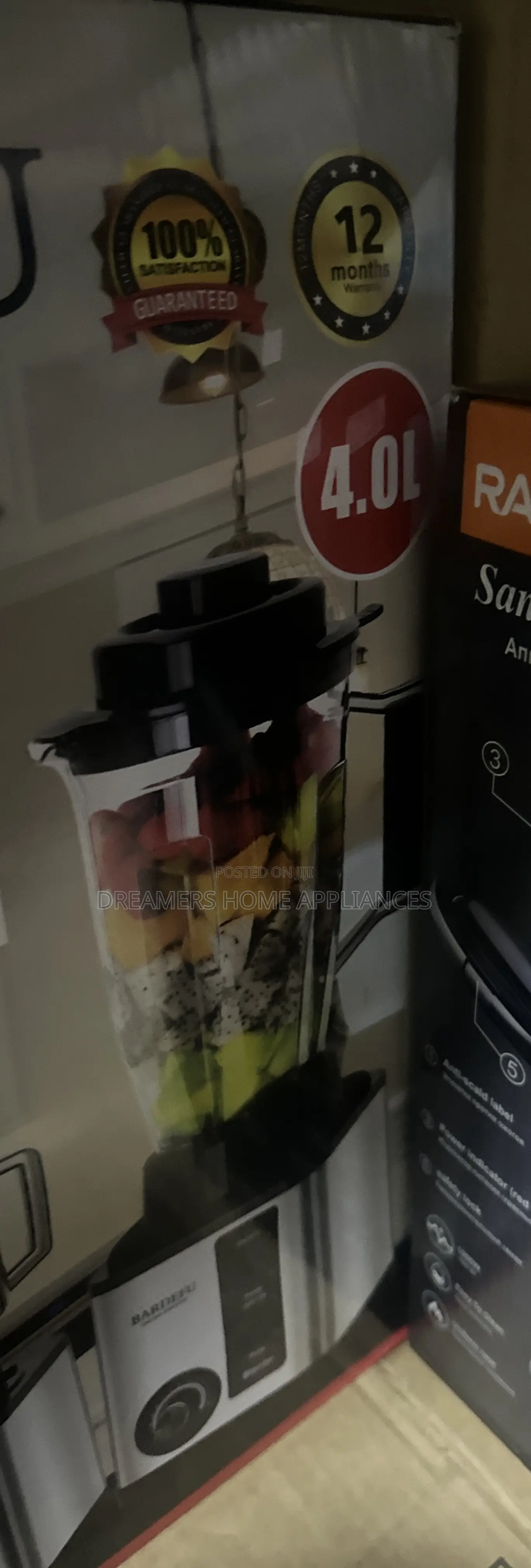 Sokany 1.5 Litre 2in1 Stainless Steel Blender