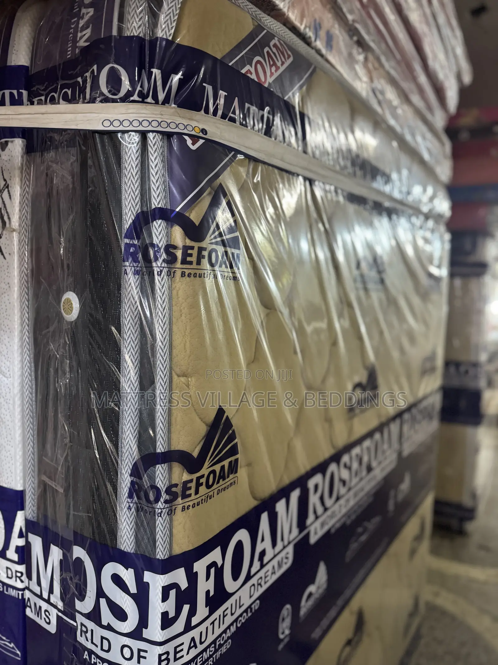 Spring Mattress 5by6 10inches Double Layers of Rosefoam Company