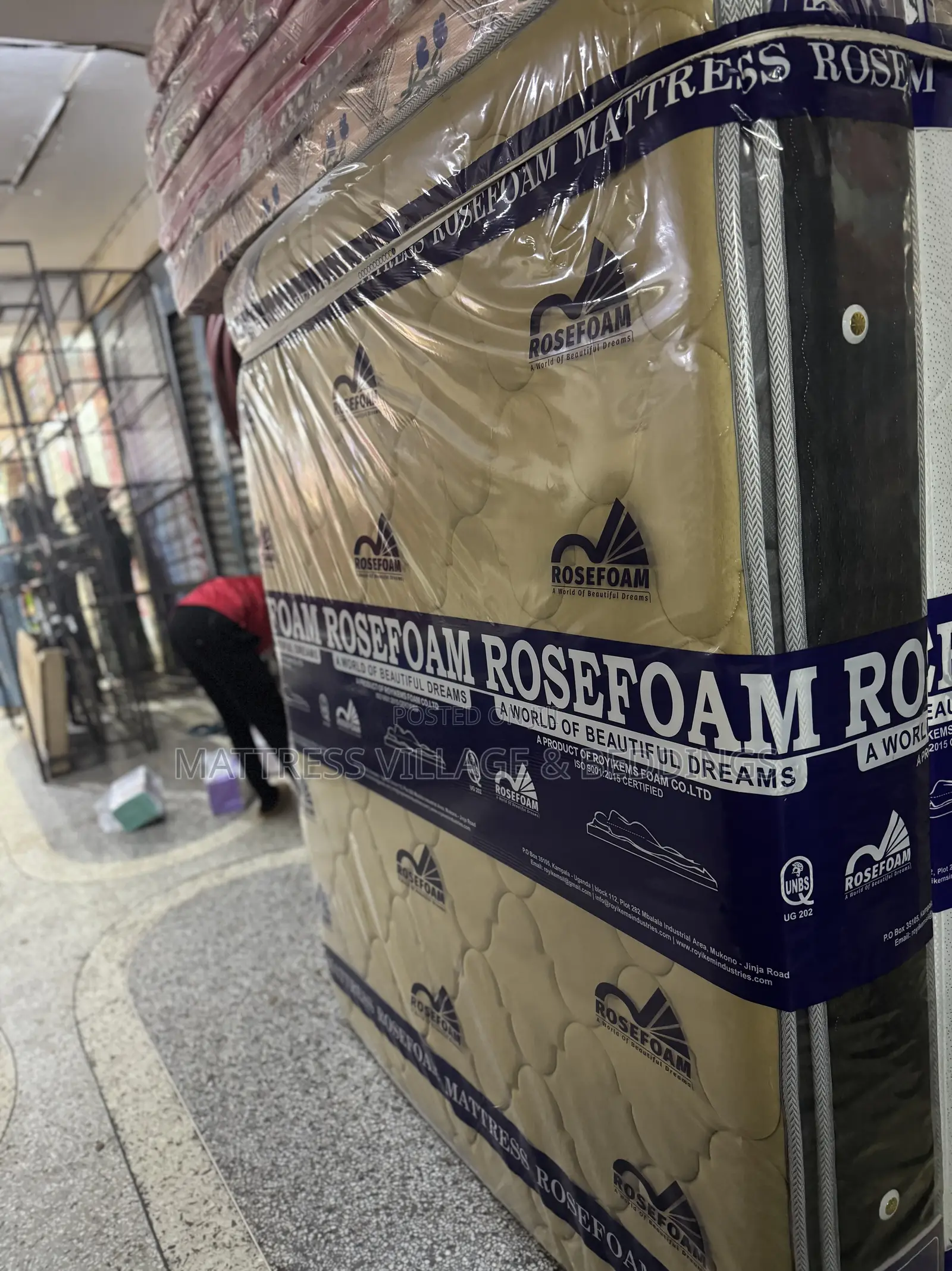 Spring Mattress 5by6 10inches Double Layers of Rosefoam Company