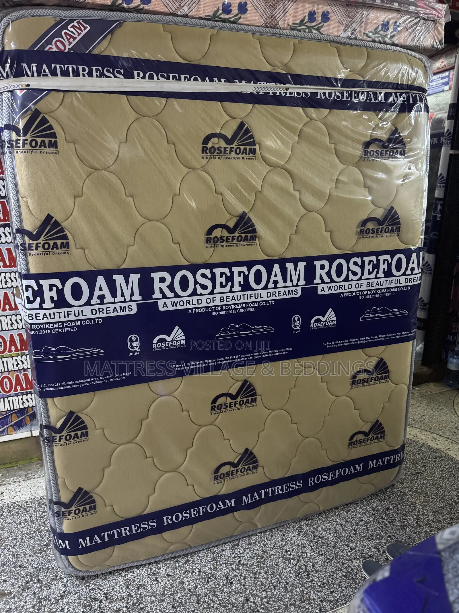 Spring Mattress 5by6 10inches Double Layers of Rosefoam Company