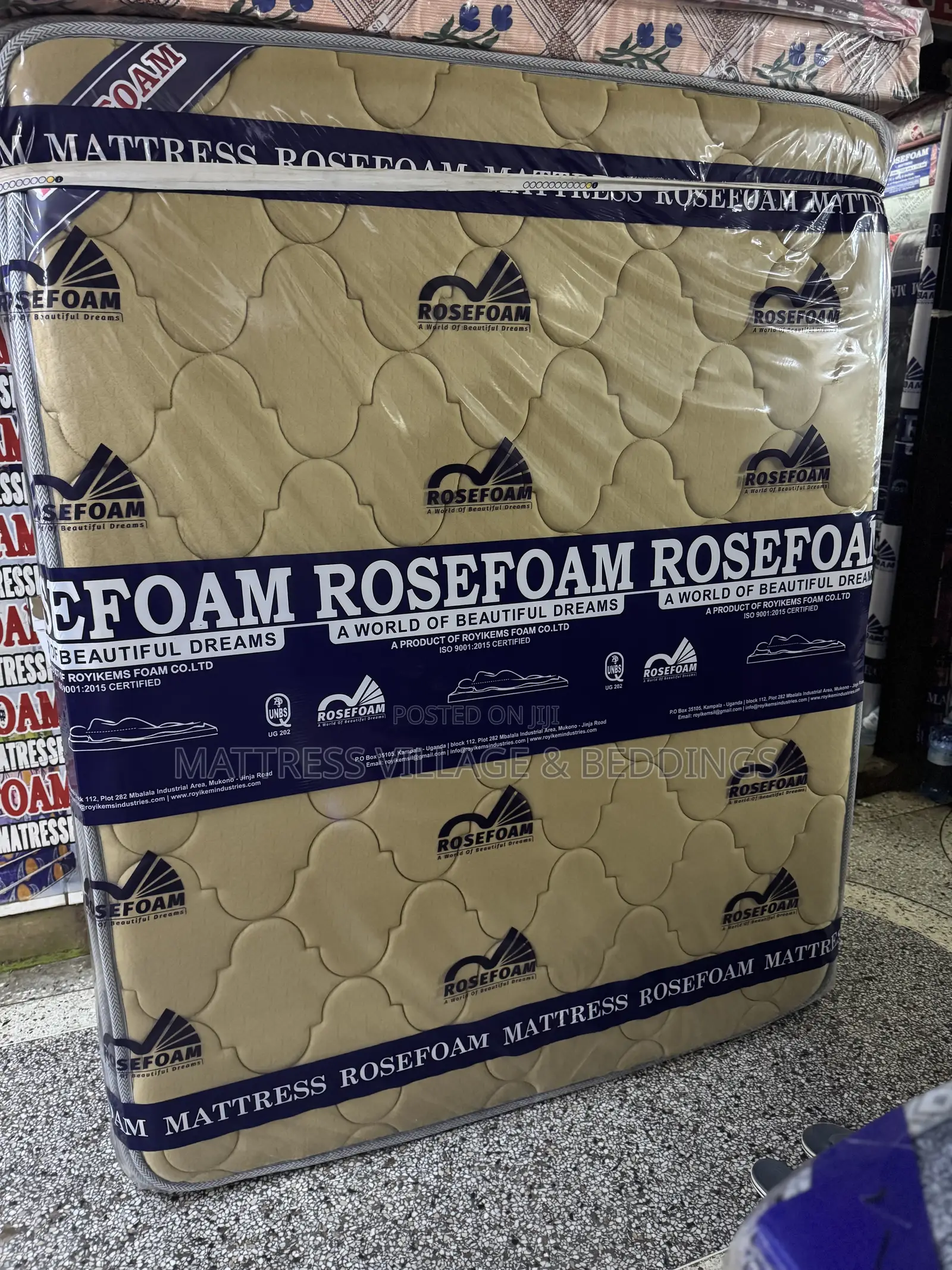 Spring Mattress 5by6 10inches Double Layers of Rosefoam Company