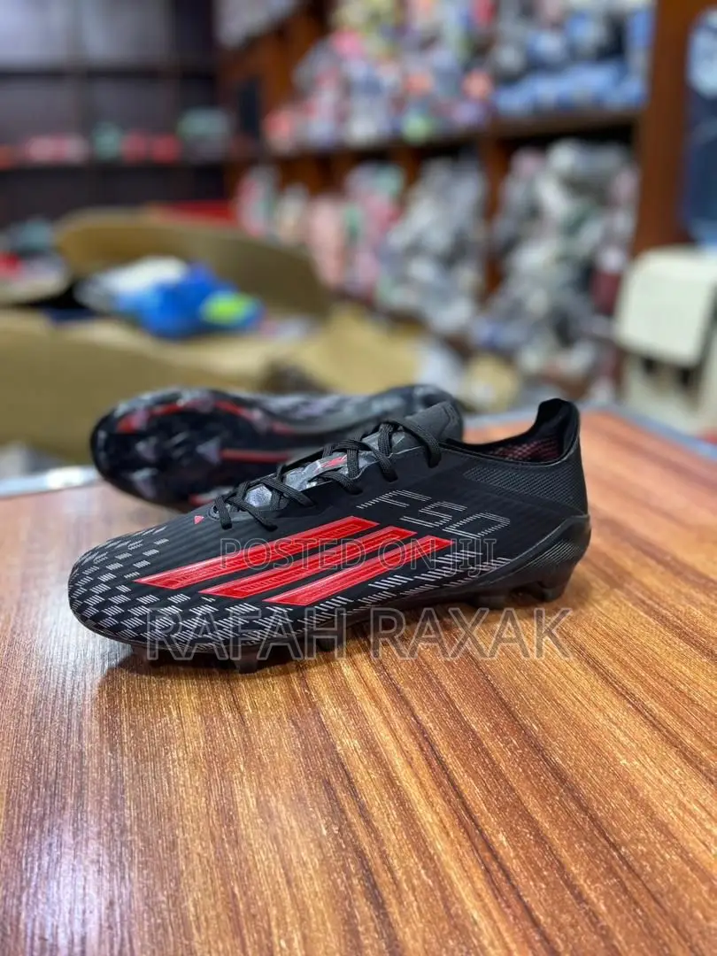 Original Black/Lucid Red Adidas F50 Elite Firm Ground Football Boots