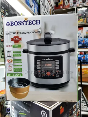 Bosstech 6.5l Pressure Cooker With Steamer