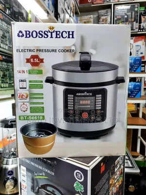 Bosstech 6.5l Pressure Cooker With Steamer