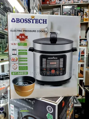 Bosstech 6.5l Pressure Cooker With Steamer