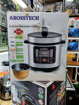 Bosstech 6.5l Pressure Cooker With Steamer