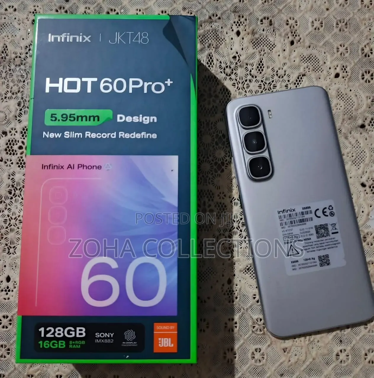 New Infinix Hot 60 Pro+ 256 GB Black
