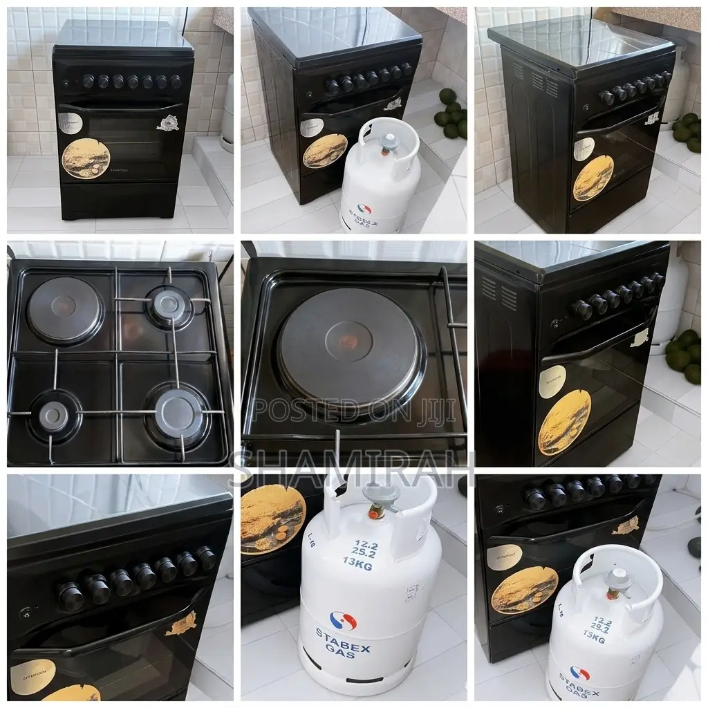 3 Gas + 1 Electric Cooker + Gas Cylinder Combo | Only Ugx 500,000