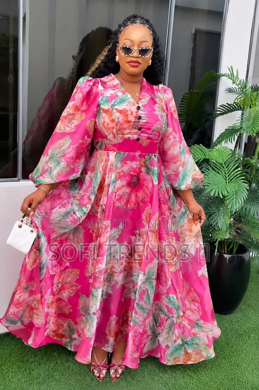Ladies Long Round Dresses