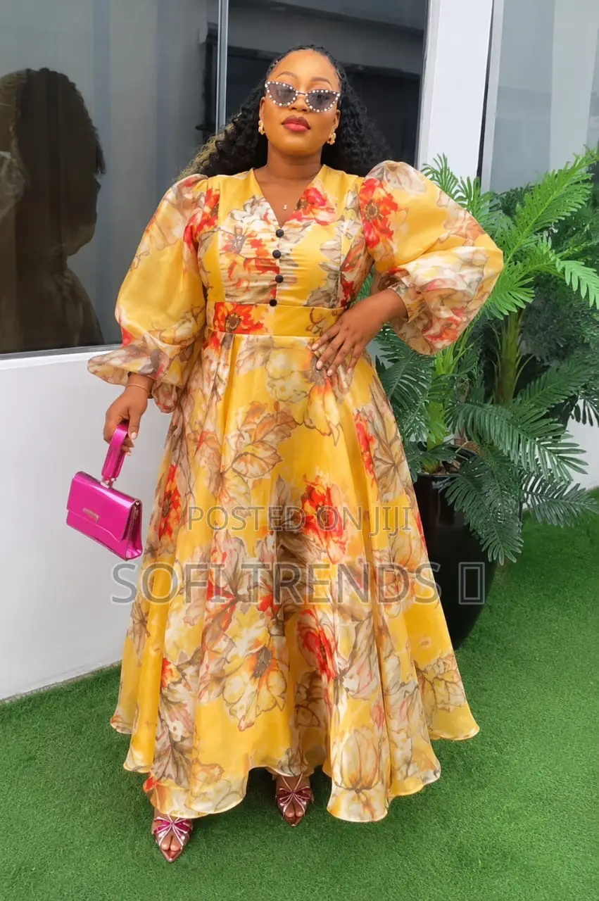 Ladies Long Round Dresses