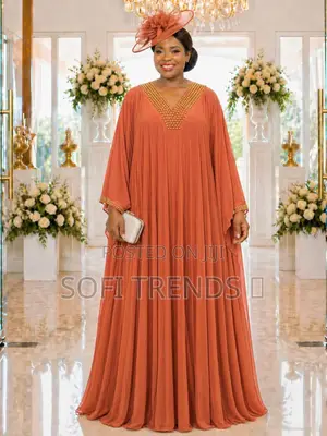 Ladies Elegant Plain Round Dresses