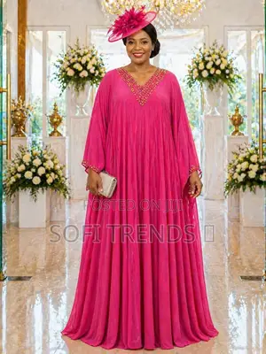 Ladies Elegant Plain Round Dresses