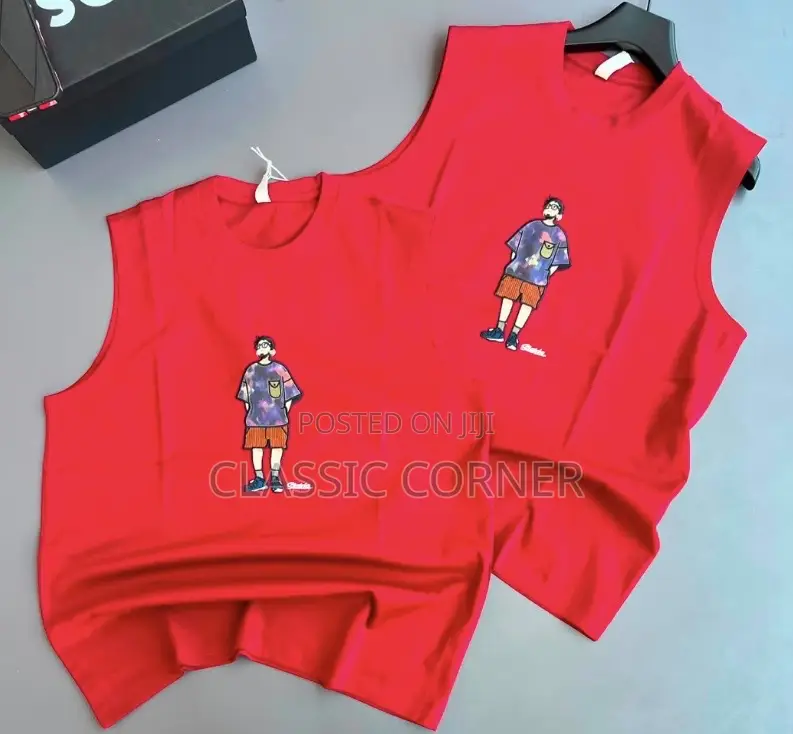 Graphic Sleeveless Tank Top