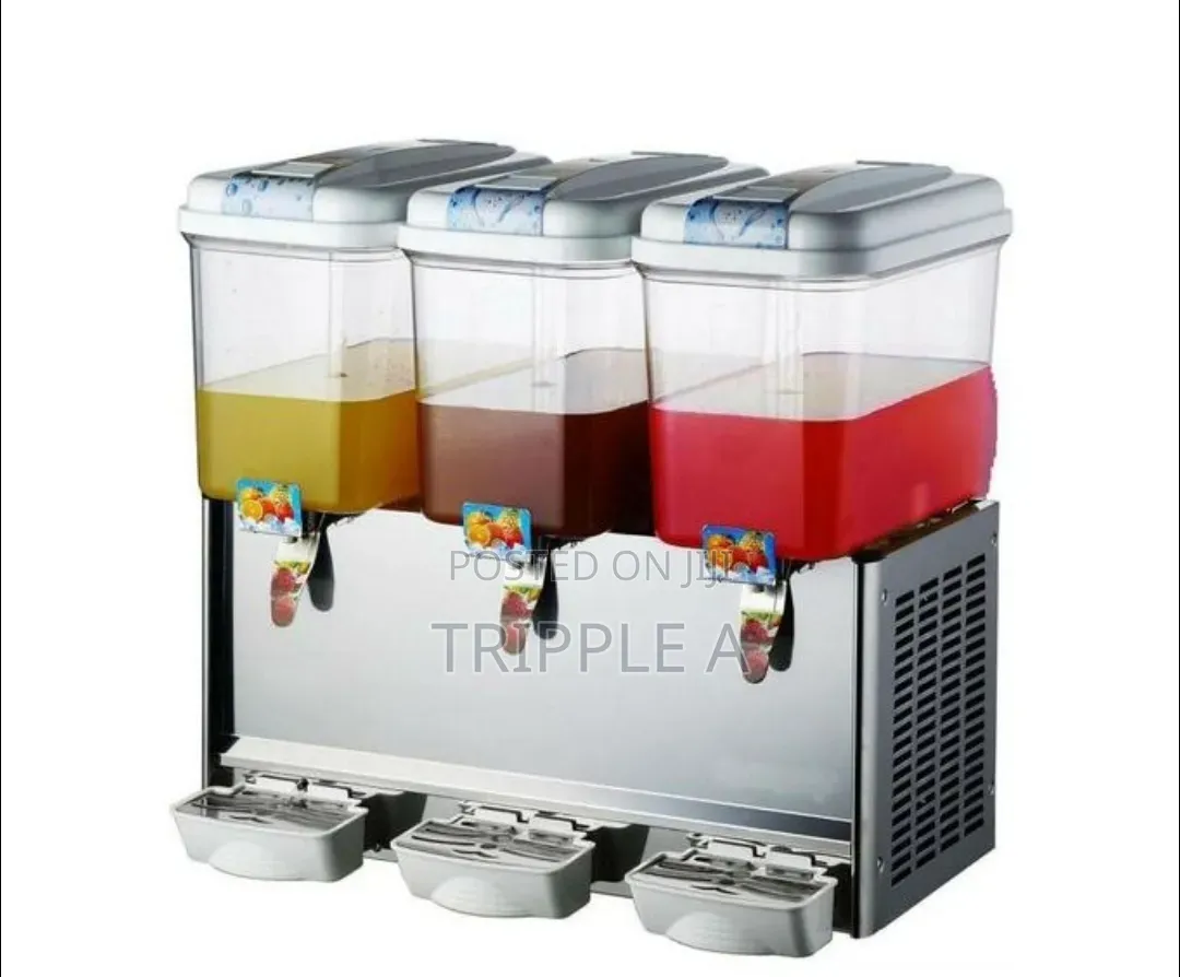 Triple Electric Cooling Juice and Beverage Dispenser
