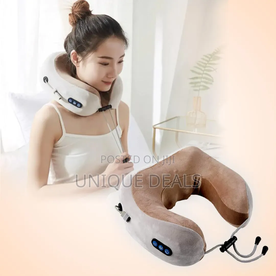 Electric U-Shaped Neck Massager Travel Pillow