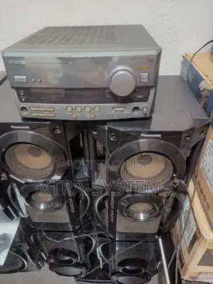 Powerful Kenwood Amplifier With Panasonic Super Woofer Speakers