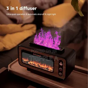 3d Simulated RGB Fire Flame Air Humidifier