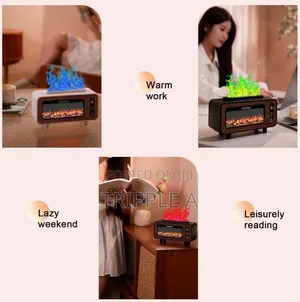 3d Simulated RGB Fire Flame Air Humidifier