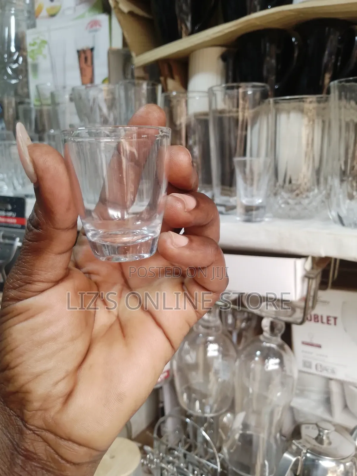 Shot Glasses or Small Whiskey Tumblers.