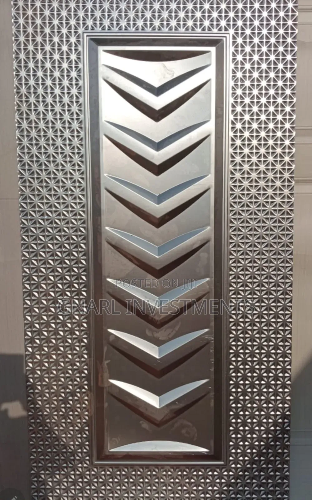 Designed /Stamped Metal Door Skin Sheet Metal Door Design