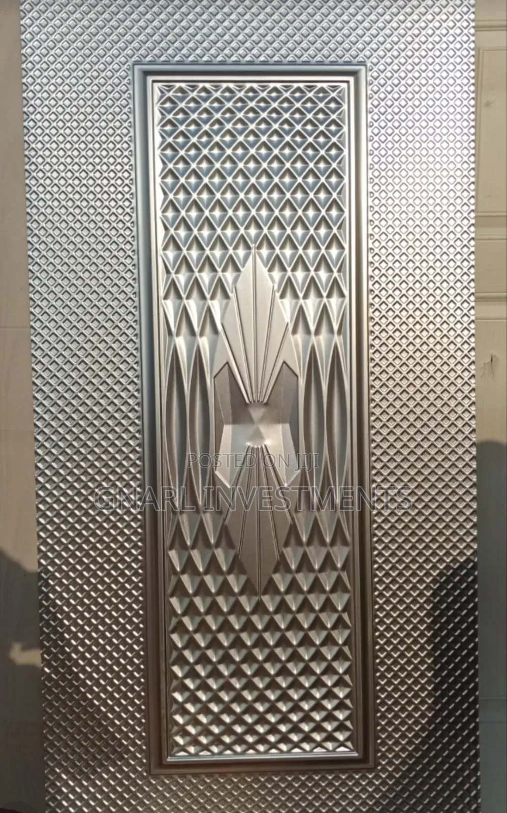 Designed /Stamped Metal Door Skin Sheet Metal Door Design