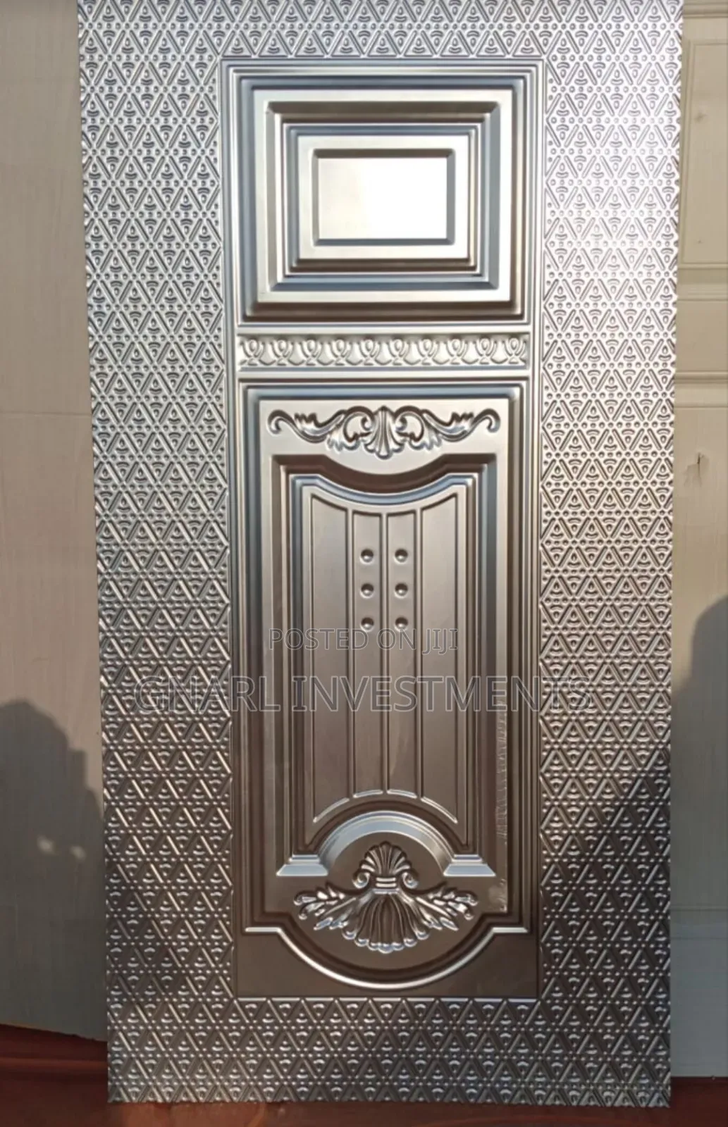 Designed /Stamped Metal Door Skin Sheet Metal Door Design