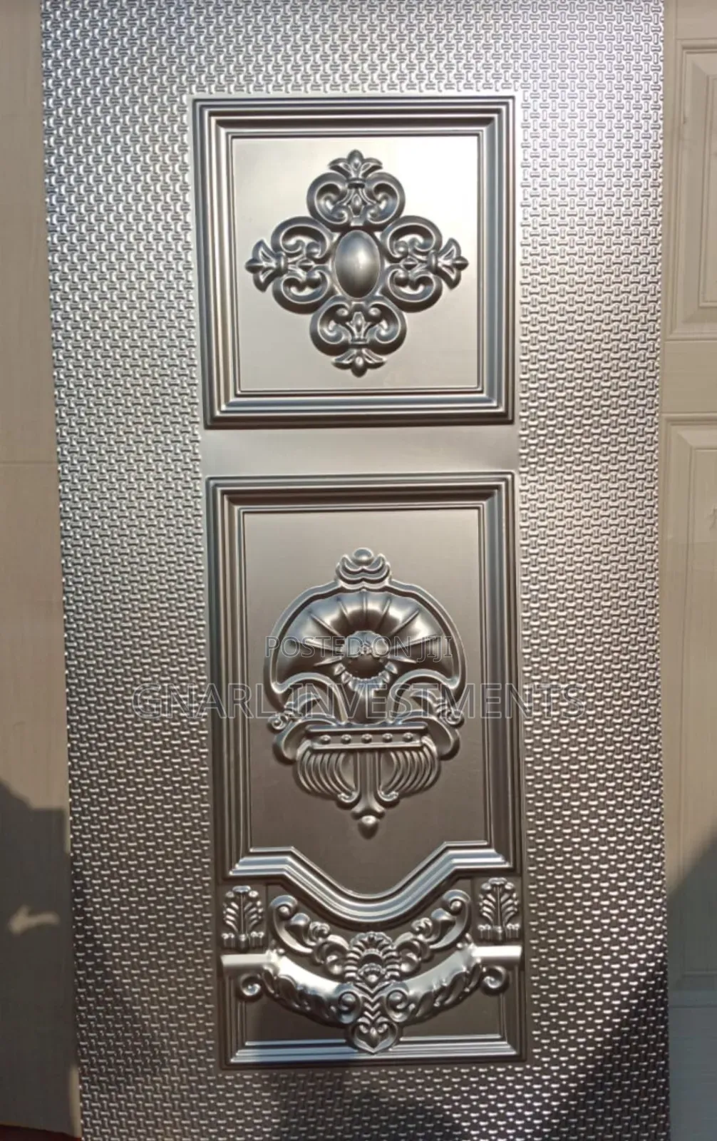 Designed /Stamped Metal Door Skin Sheet Metal Door Design