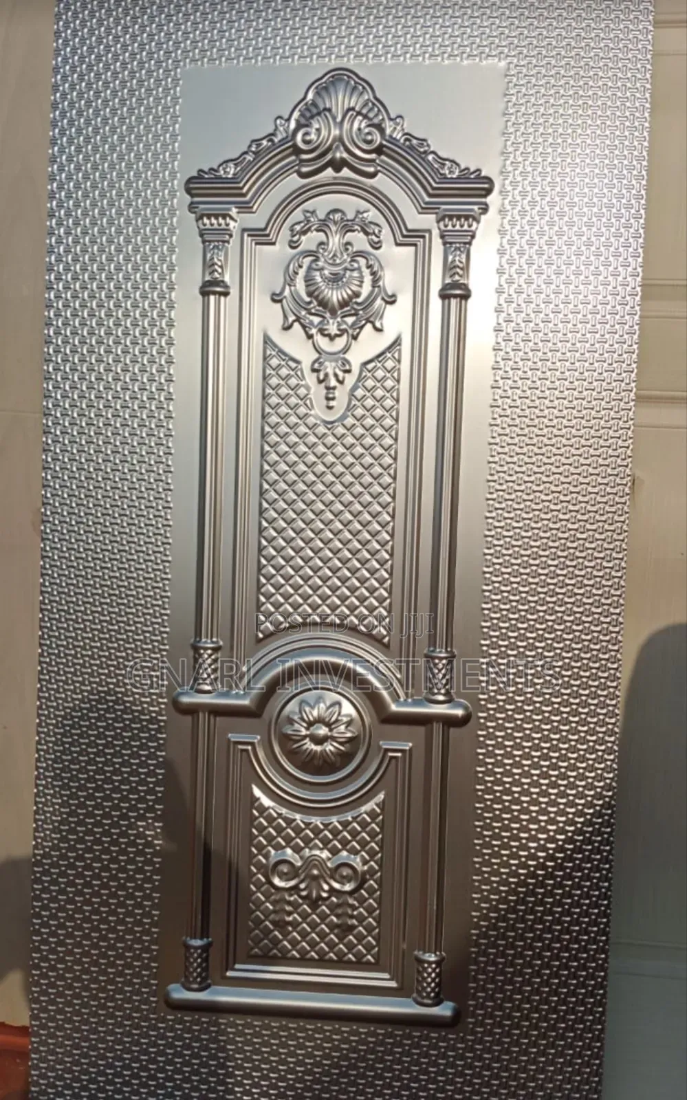 Designed /Stamped Metal Door Skin Sheet Metal Door Design