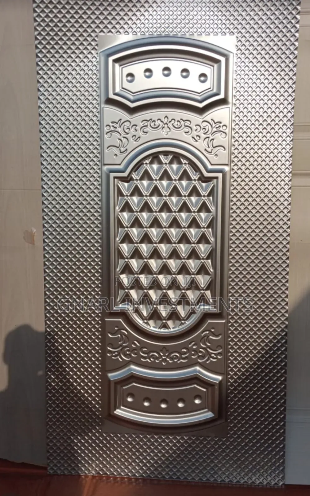 Designed /Stamped Metal Door Skin Sheet Metal Door Design