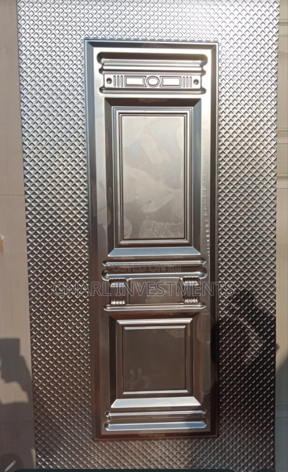Designed /Stamped Metal Door Skin Sheet Metal Door Design