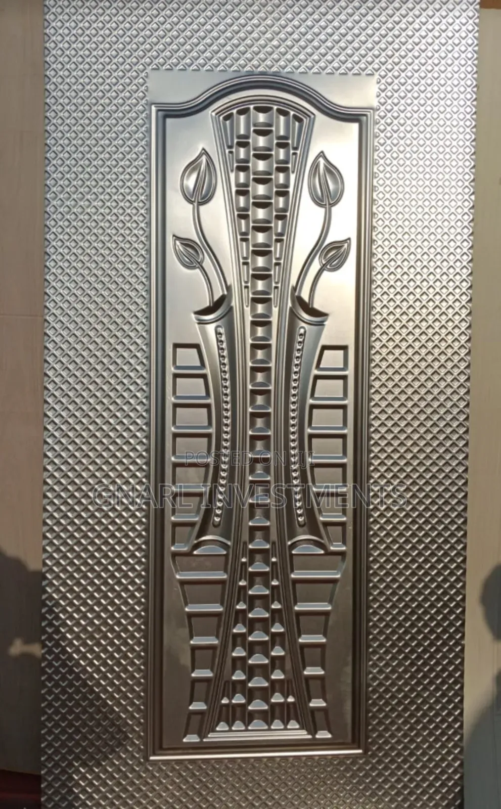 Designed /Stamped Metal Door Skin Sheet Metal Door Design