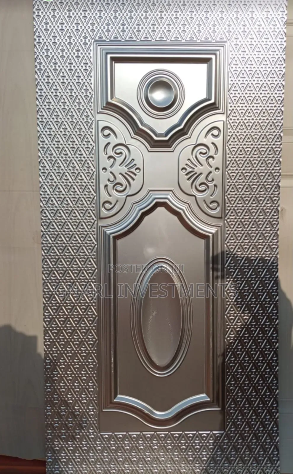 Designed /Stamped Metal Door Skin Sheet Metal Door Design