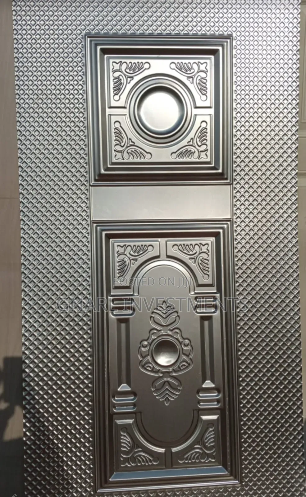 Designed /Stamped Metal Door Skin Sheet Metal Door Design