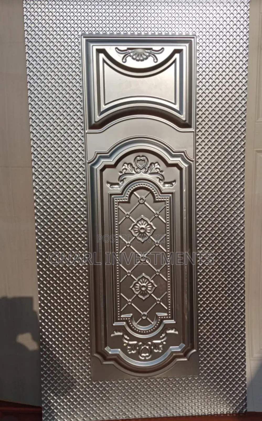 Designed /Stamped Metal Door Skin Sheet Metal Door Design