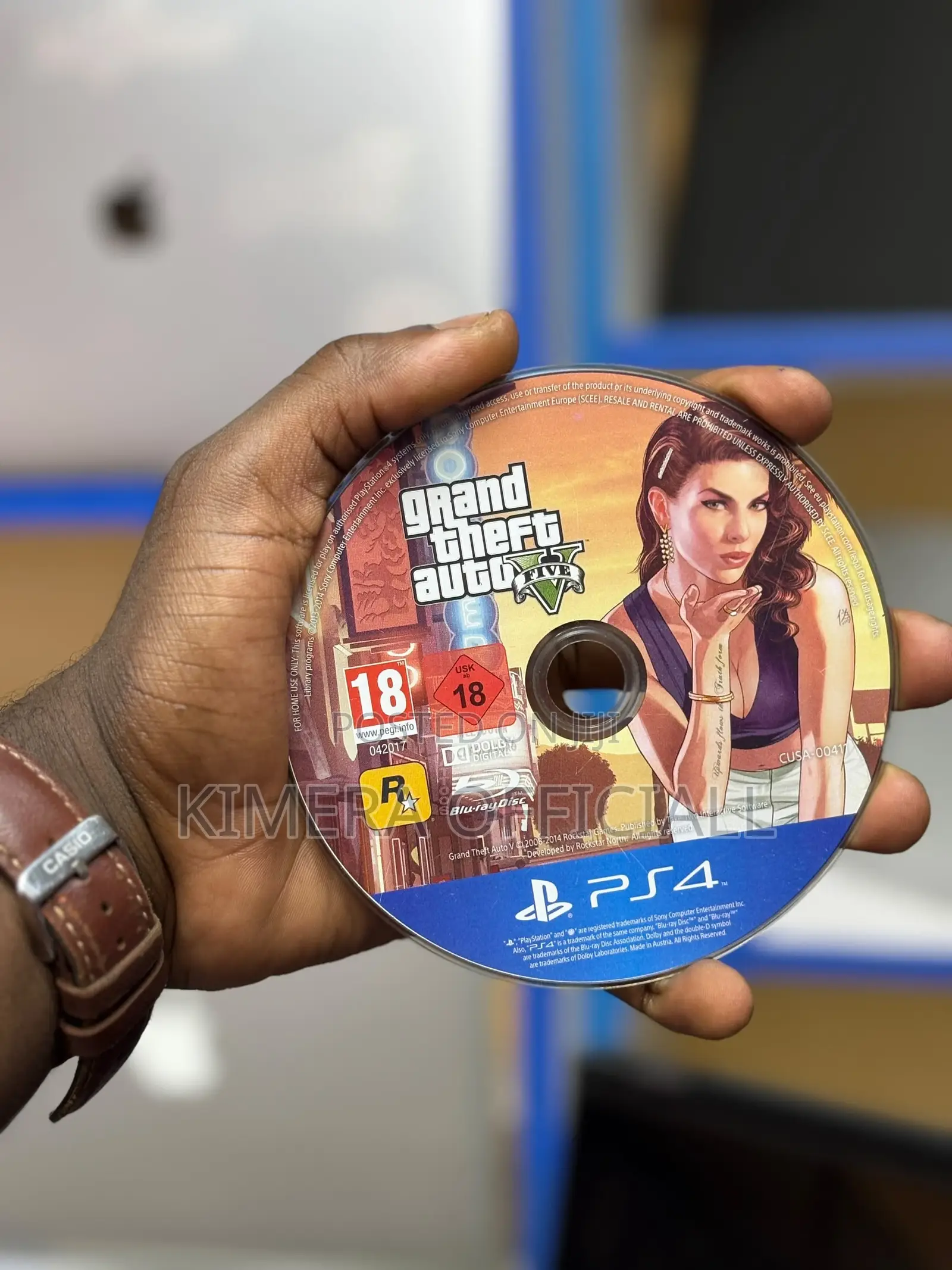 Grand Theft Auto v (5) Ps4 Gaming Cd