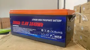 12v 300ah Lithium Battery 3840wh Lifepo4 Solar Power Backup