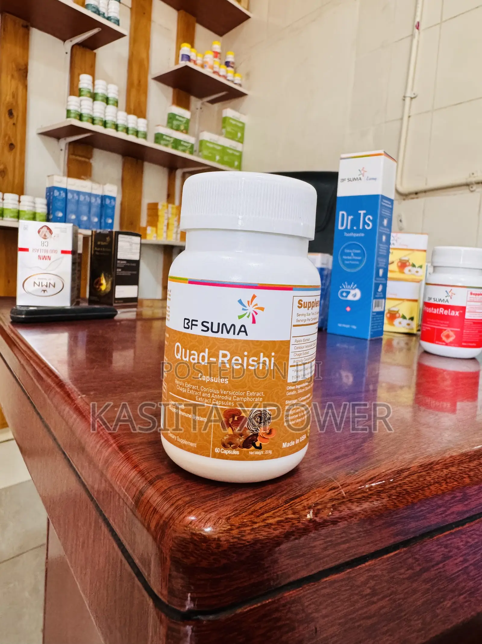 Quad - Reishi Capsules Bf Suma