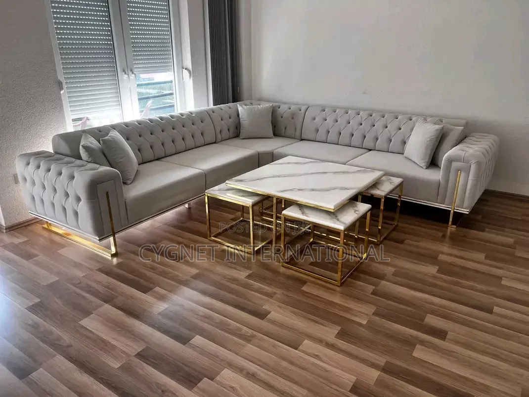 Stylish and Modern L Shape Sofa Set