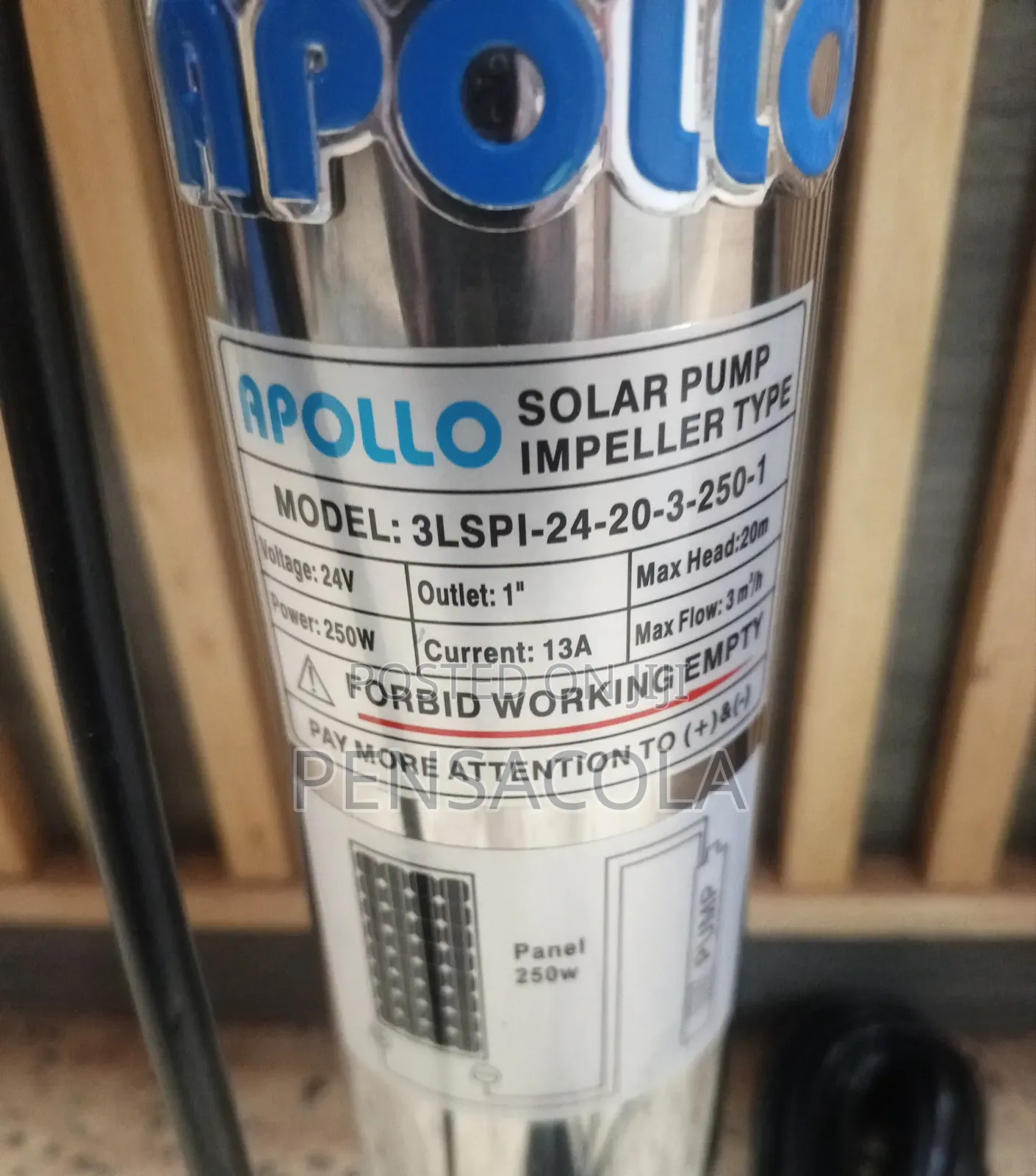 Solar Pump 66feet / 20m