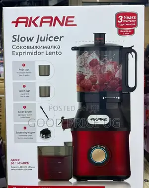 Akanee Slow Juicer (Model A.2733)
