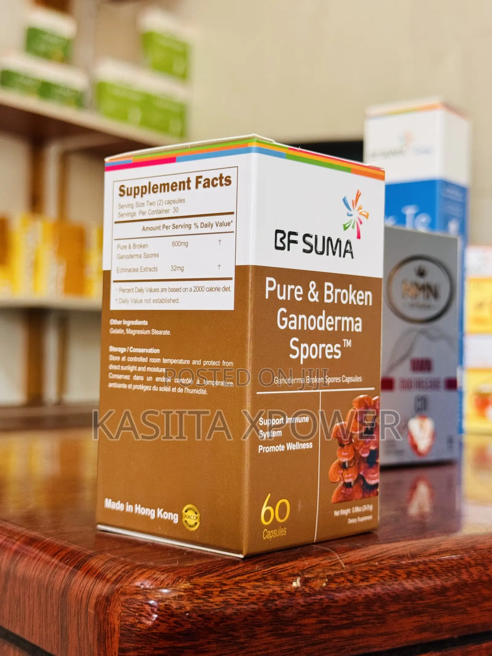 Pure Brocken Ganoderma Capsule Bf Suma