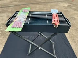 Portable Charcoal Grill Set