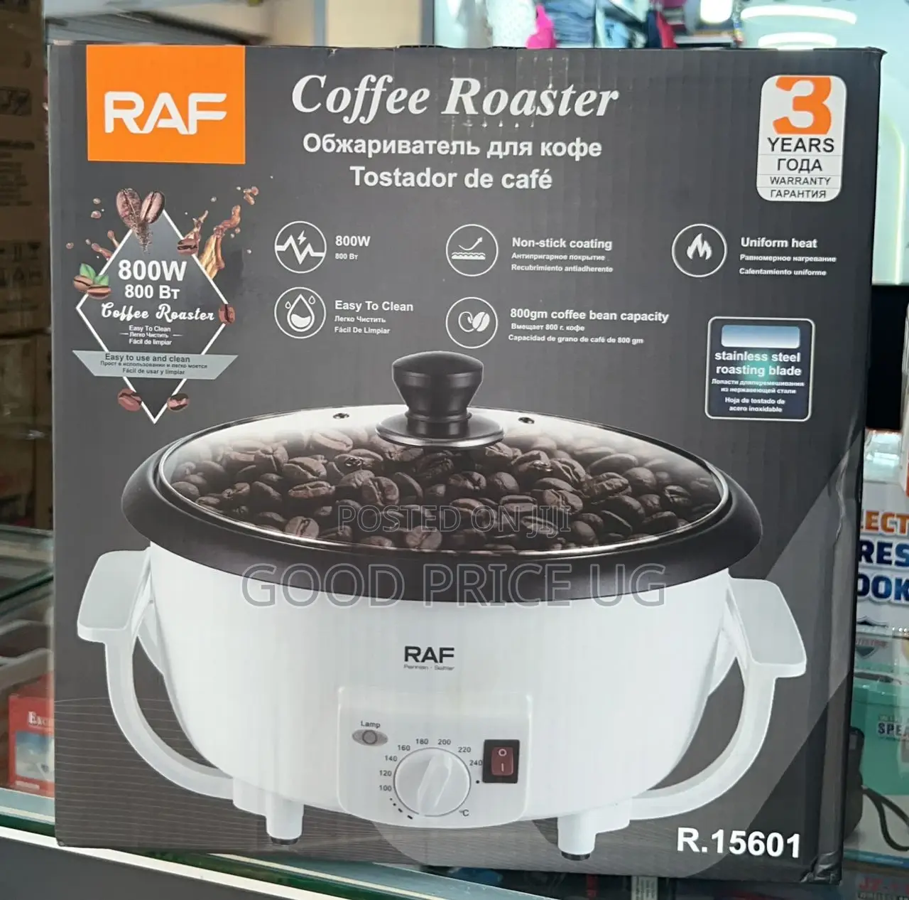 Raf R.15601 Home Coffee Bean Roaster